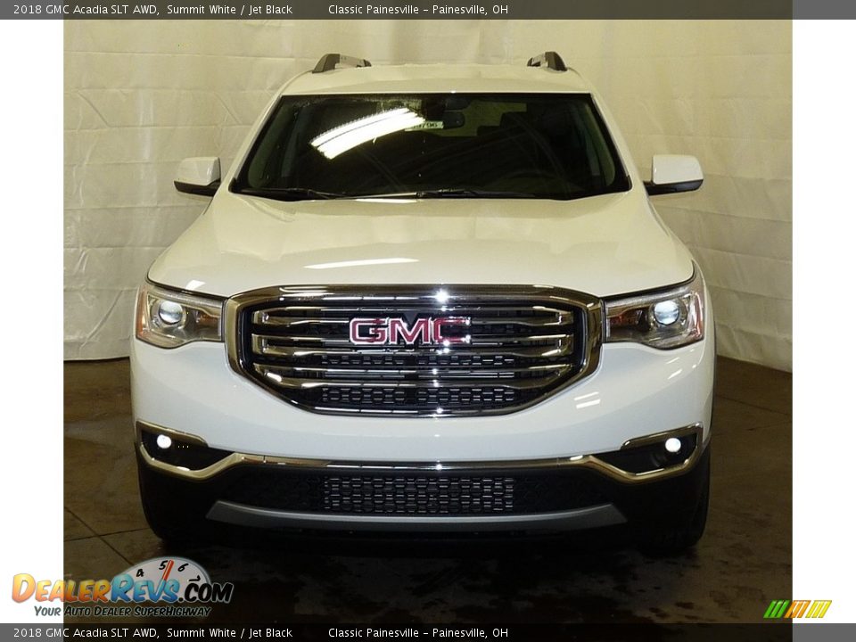 2018 GMC Acadia SLT AWD Summit White / Jet Black Photo #4