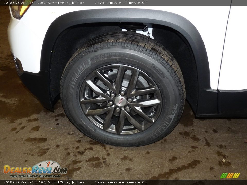 2018 GMC Acadia SLT AWD Summit White / Jet Black Photo #5