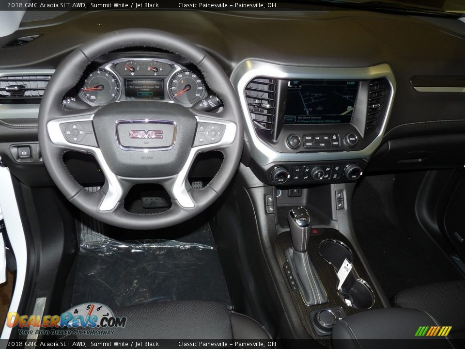2018 GMC Acadia SLT AWD Summit White / Jet Black Photo #9