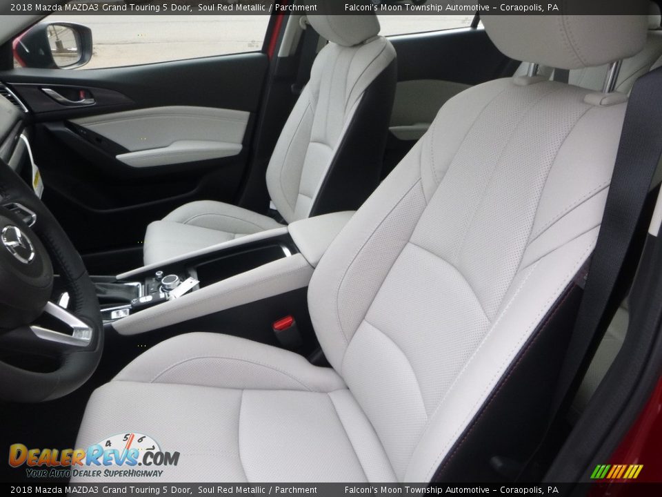 2018 Mazda MAZDA3 Grand Touring 5 Door Soul Red Metallic / Parchment Photo #11