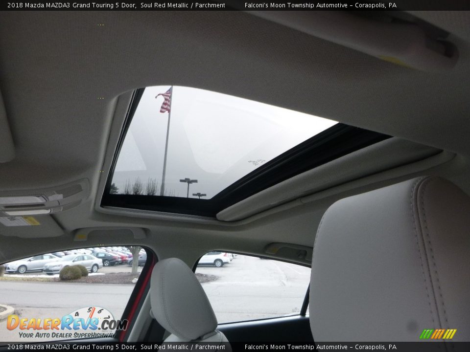 2018 Mazda MAZDA3 Grand Touring 5 Door Soul Red Metallic / Parchment Photo #13