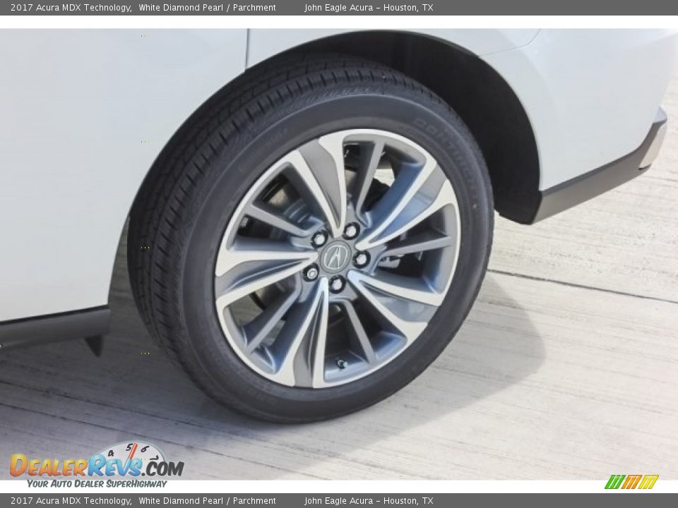 2017 Acura MDX Technology White Diamond Pearl / Parchment Photo #13