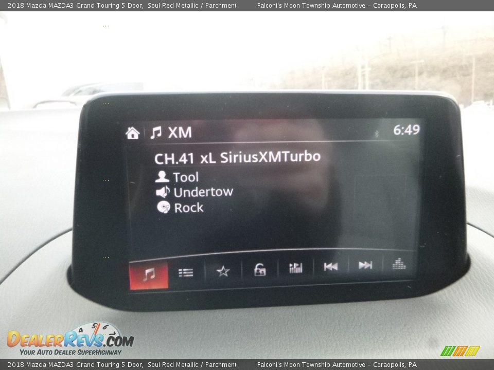 2018 Mazda MAZDA3 Grand Touring 5 Door Soul Red Metallic / Parchment Photo #14