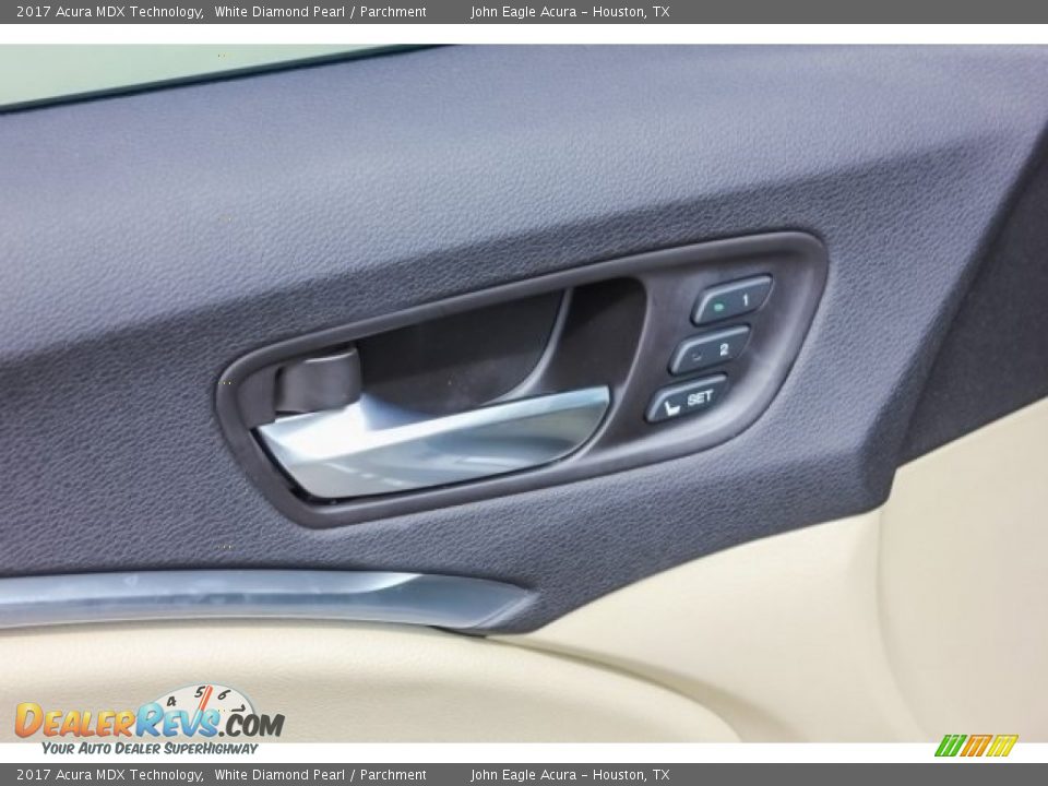 2017 Acura MDX Technology White Diamond Pearl / Parchment Photo #15