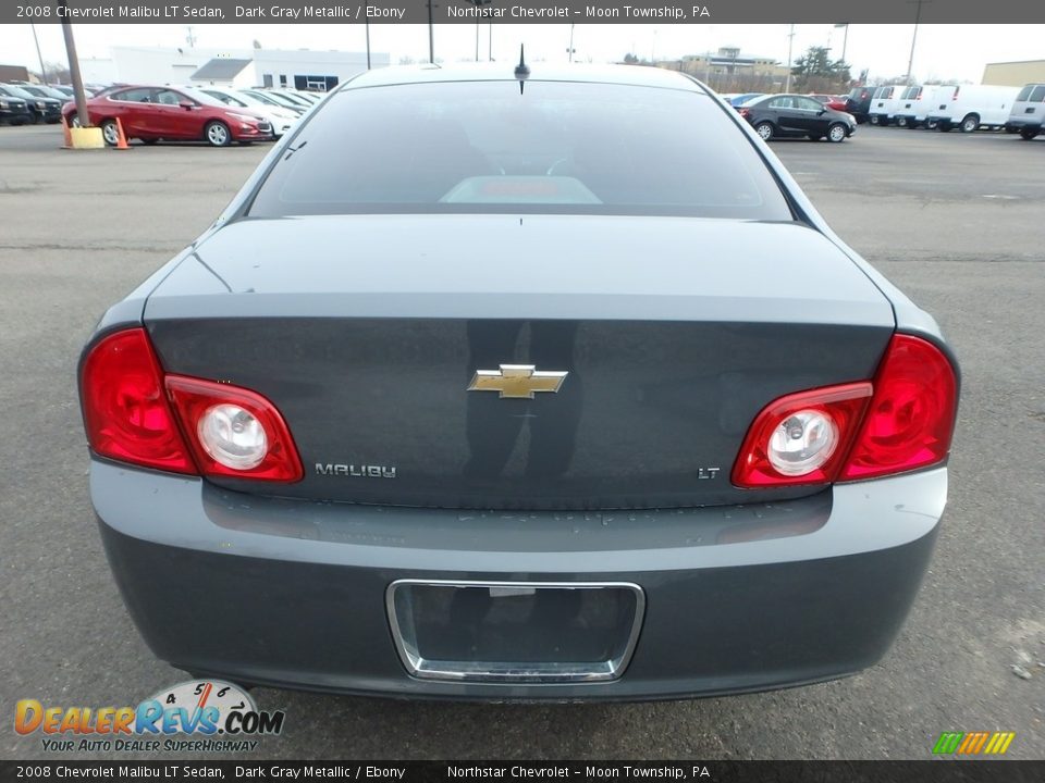 2008 Chevrolet Malibu LT Sedan Dark Gray Metallic / Ebony Photo #3