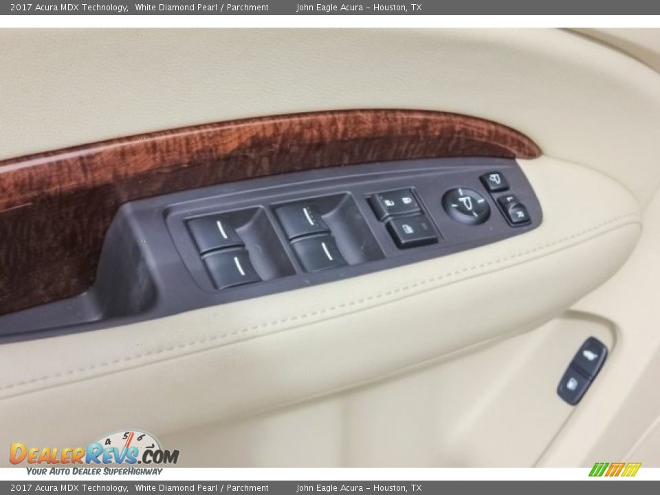 2017 Acura MDX Technology White Diamond Pearl / Parchment Photo #16