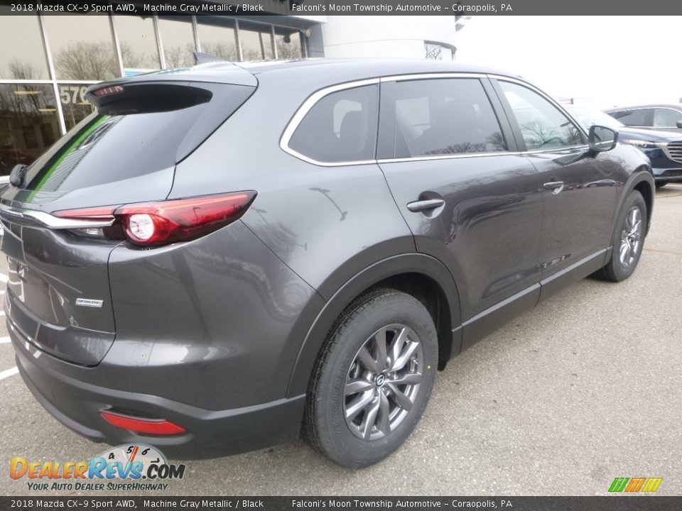 2018 Mazda CX-9 Sport AWD Machine Gray Metallic / Black Photo #2