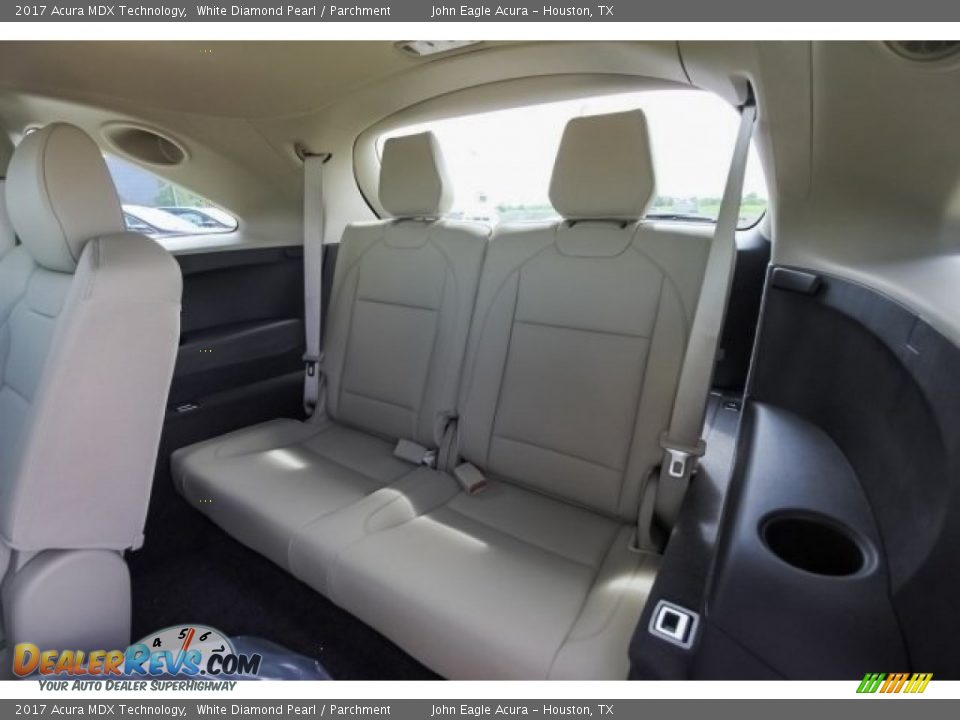 2017 Acura MDX Technology White Diamond Pearl / Parchment Photo #23