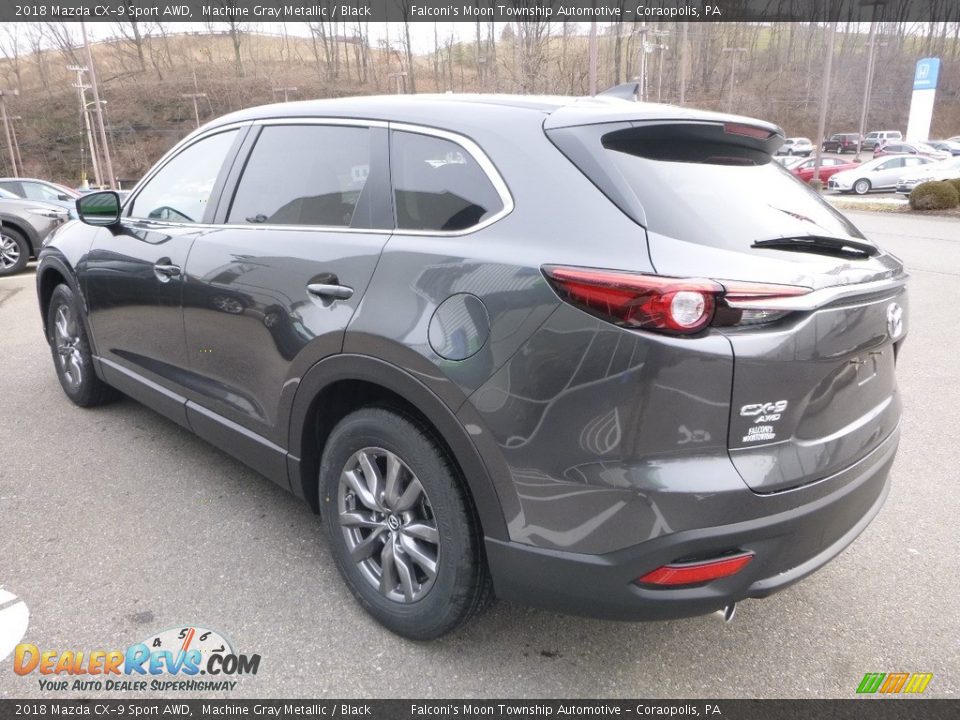 2018 Mazda CX-9 Sport AWD Machine Gray Metallic / Black Photo #6