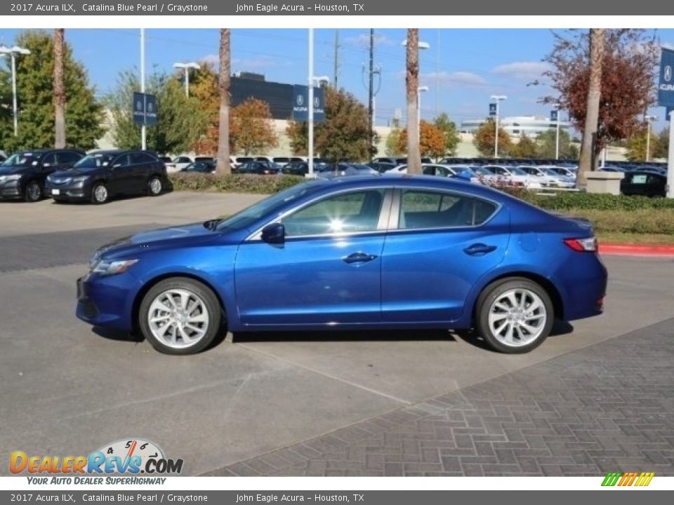 2017 Acura ILX Catalina Blue Pearl / Graystone Photo #4