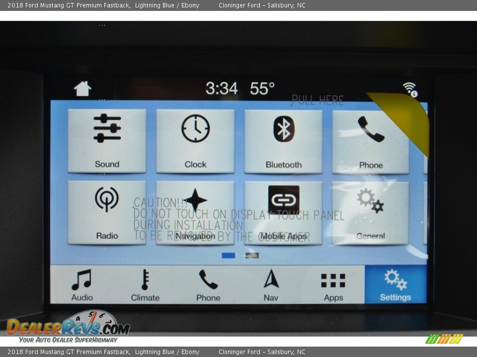 2018 Ford Mustang GT Premium Fastback Lightning Blue / Ebony Photo #10