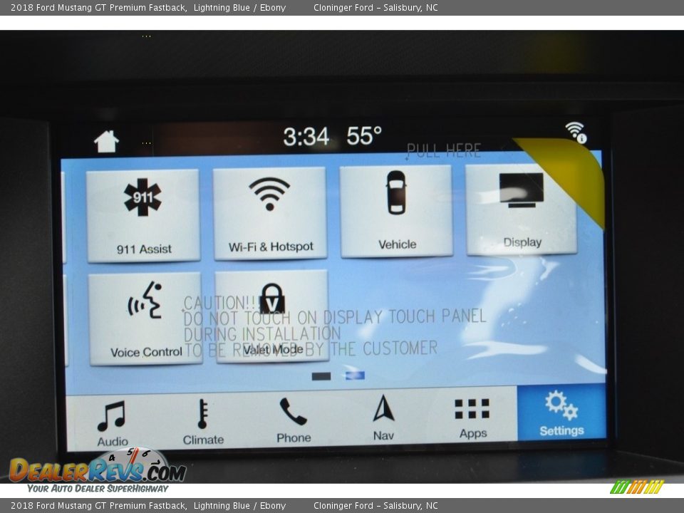 2018 Ford Mustang GT Premium Fastback Lightning Blue / Ebony Photo #11