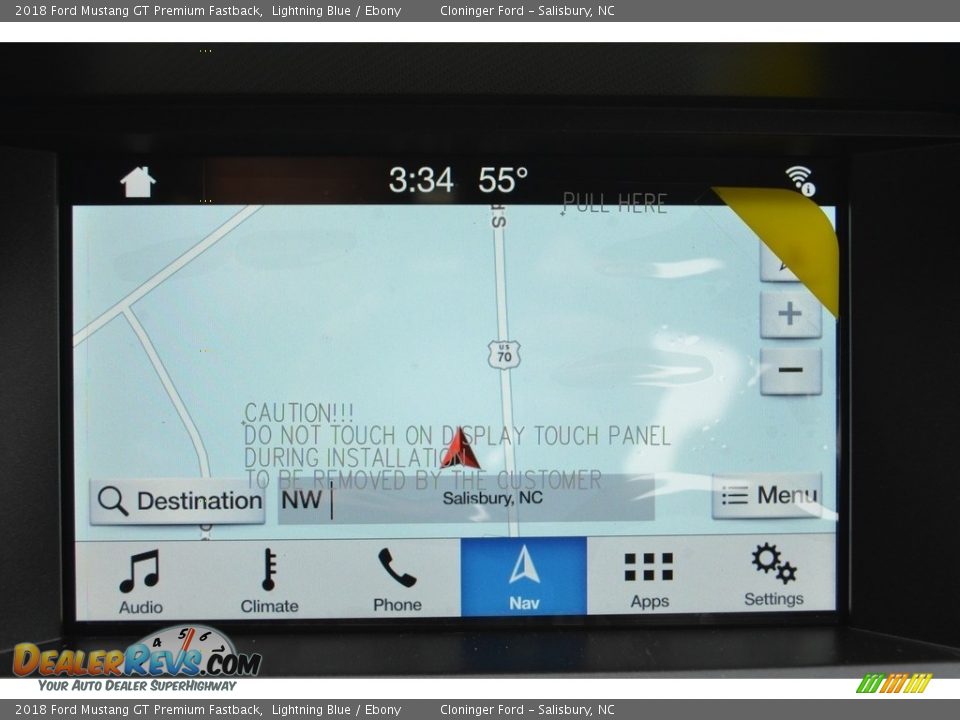 2018 Ford Mustang GT Premium Fastback Lightning Blue / Ebony Photo #12