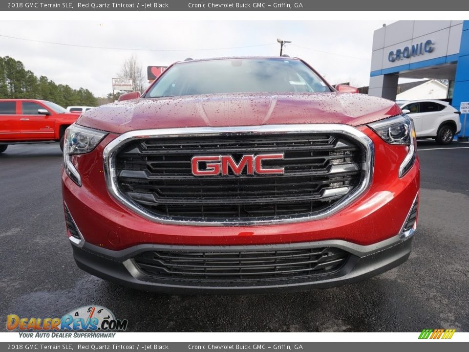2018 GMC Terrain SLE Red Quartz Tintcoat / ­Jet Black Photo #2