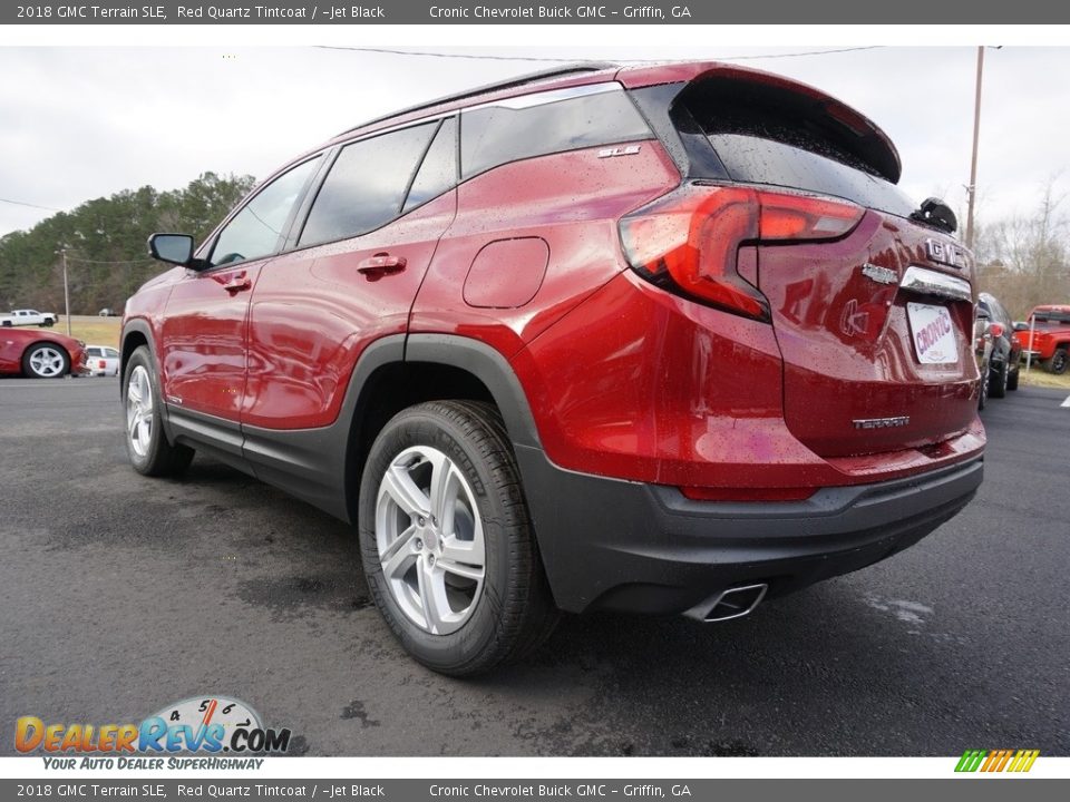 2018 GMC Terrain SLE Red Quartz Tintcoat / ­Jet Black Photo #5