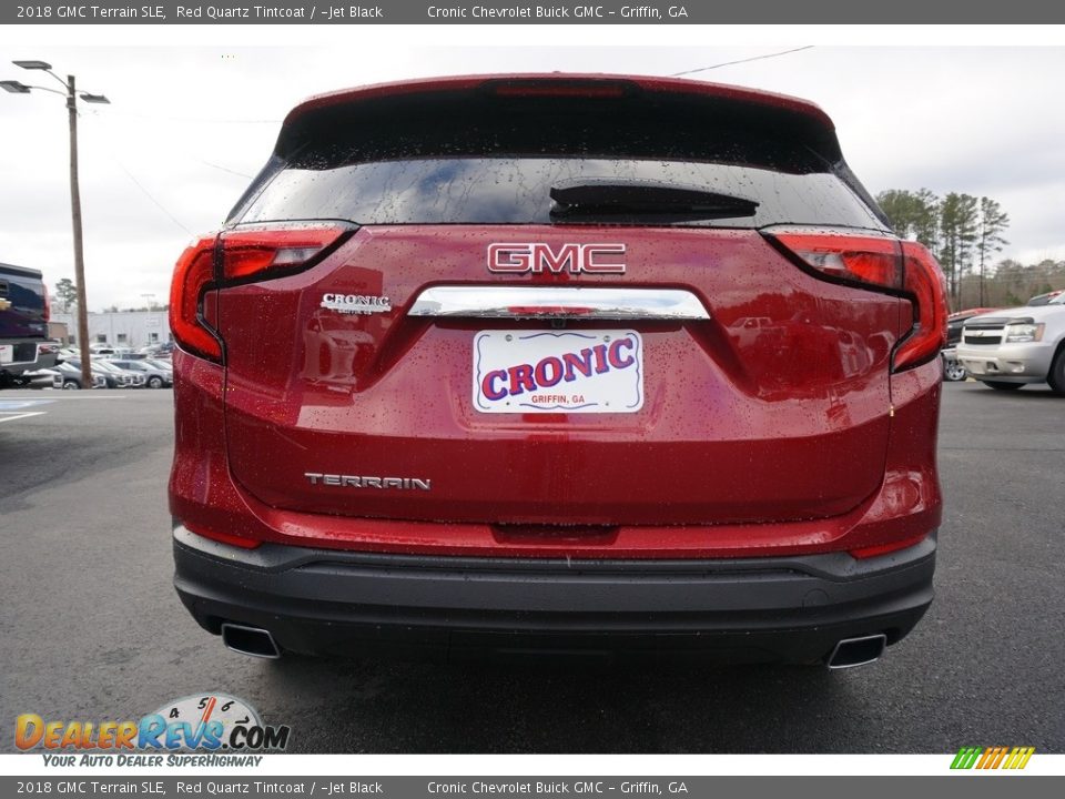 2018 GMC Terrain SLE Red Quartz Tintcoat / ­Jet Black Photo #6