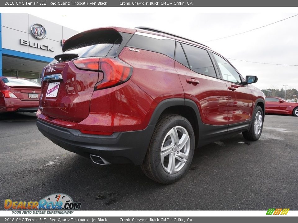 2018 GMC Terrain SLE Red Quartz Tintcoat / ­Jet Black Photo #7