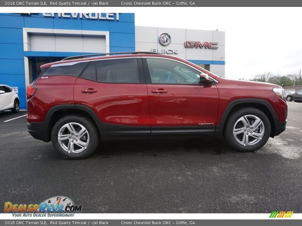 2018 GMC Terrain SLE Red Quartz Tintcoat / ­Jet Black Photo #8