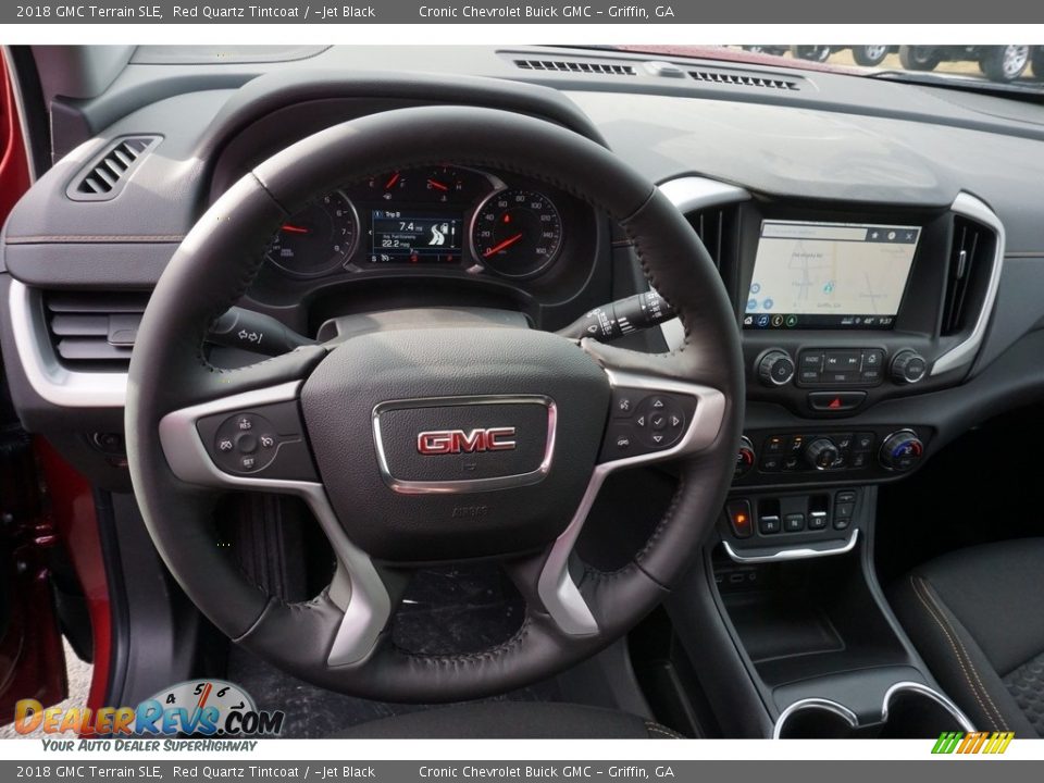2018 GMC Terrain SLE Red Quartz Tintcoat / ­Jet Black Photo #10