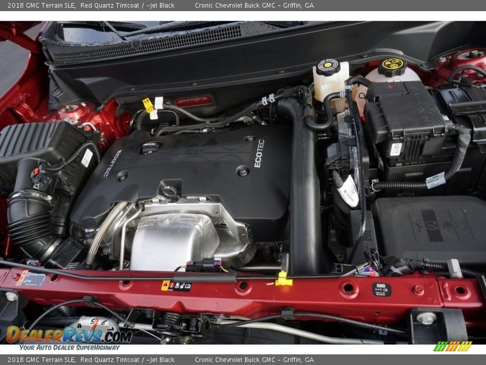 2018 GMC Terrain SLE Red Quartz Tintcoat / ­Jet Black Photo #12