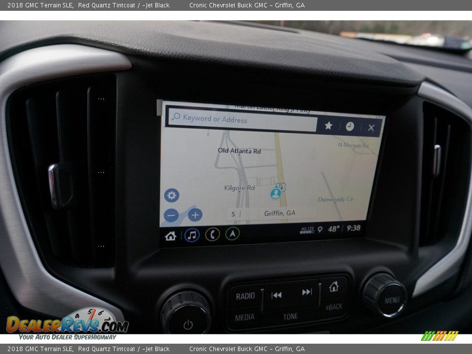 2018 GMC Terrain SLE Red Quartz Tintcoat / ­Jet Black Photo #14