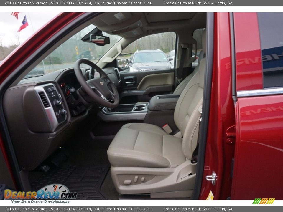 2018 Chevrolet Silverado 1500 LTZ Crew Cab 4x4 Cajun Red Tintcoat / Cocoa Dune Photo #8