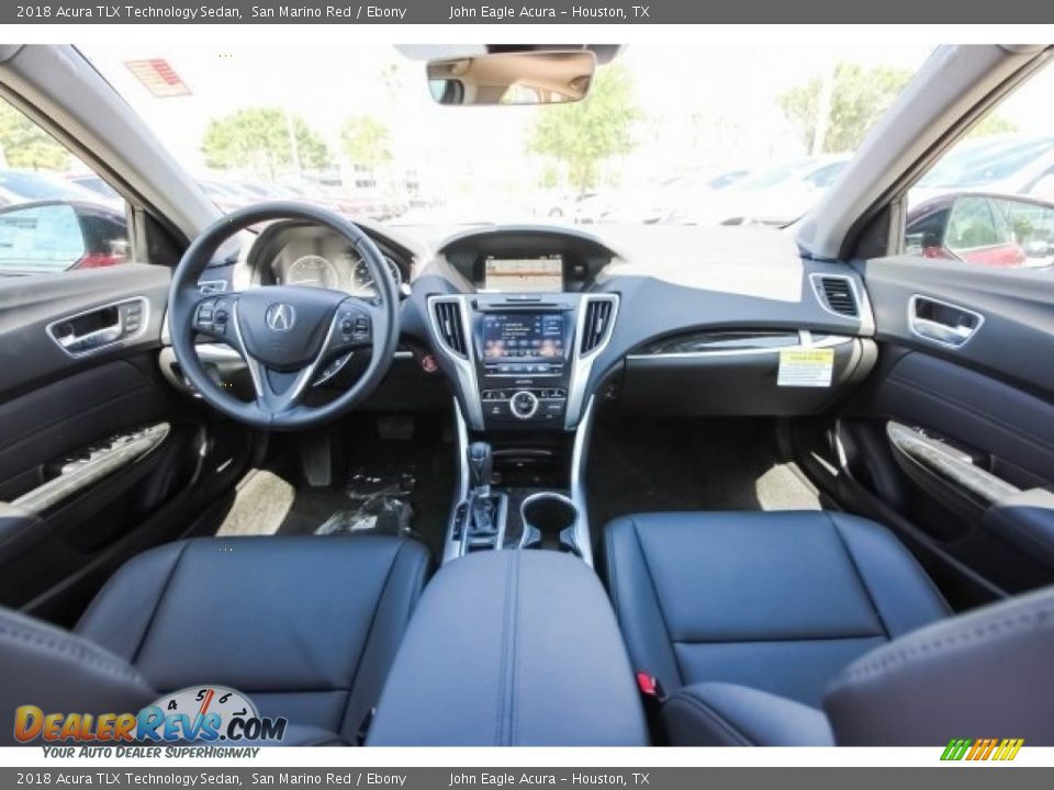 2018 Acura TLX Technology Sedan San Marino Red / Ebony Photo #9