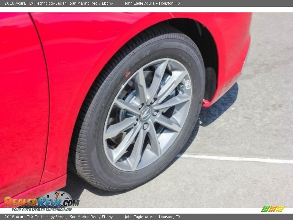 2018 Acura TLX Technology Sedan San Marino Red / Ebony Photo #11