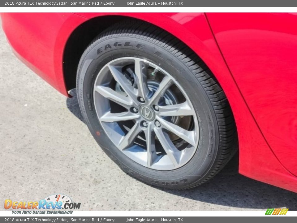 2018 Acura TLX Technology Sedan San Marino Red / Ebony Photo #12
