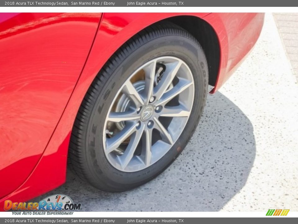 2018 Acura TLX Technology Sedan San Marino Red / Ebony Photo #13