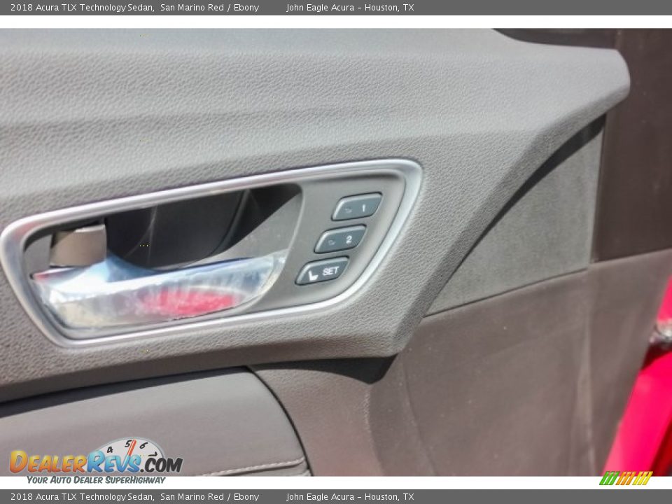 2018 Acura TLX Technology Sedan San Marino Red / Ebony Photo #15