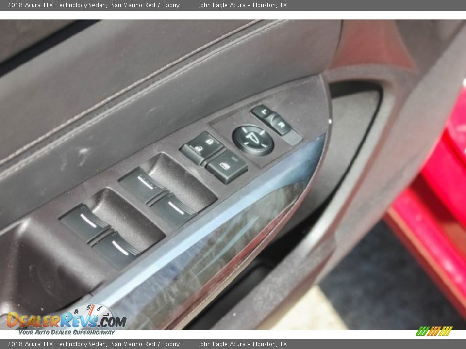 2018 Acura TLX Technology Sedan San Marino Red / Ebony Photo #16