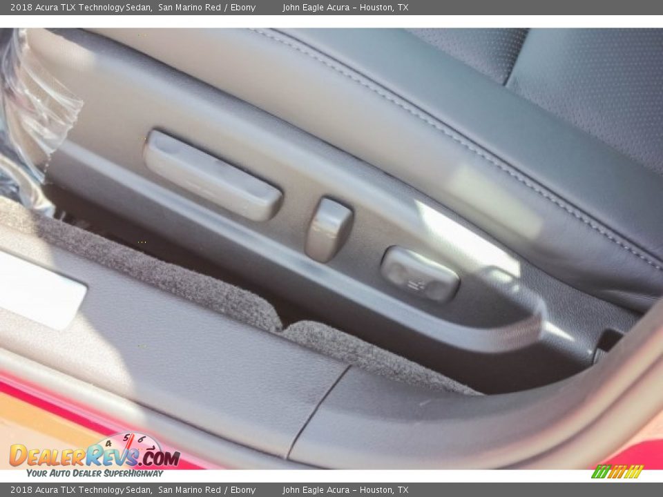 2018 Acura TLX Technology Sedan San Marino Red / Ebony Photo #17