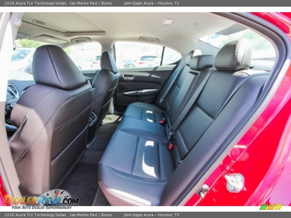 2018 Acura TLX Technology Sedan San Marino Red / Ebony Photo #21