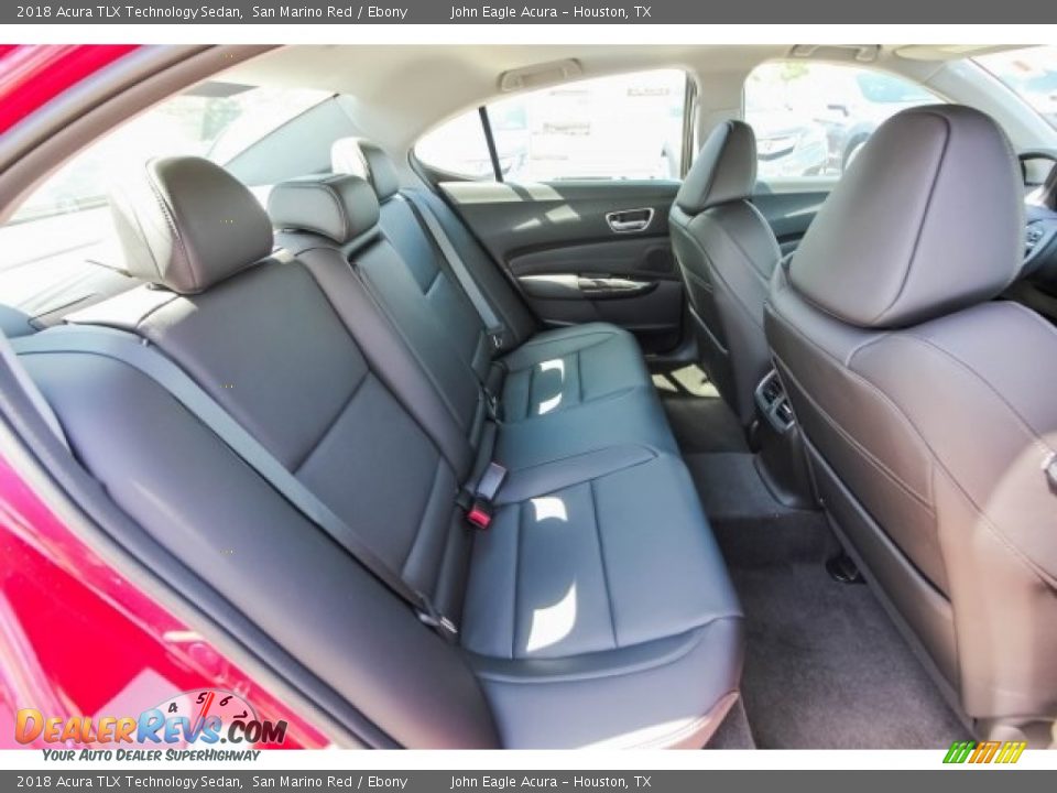 2018 Acura TLX Technology Sedan San Marino Red / Ebony Photo #24