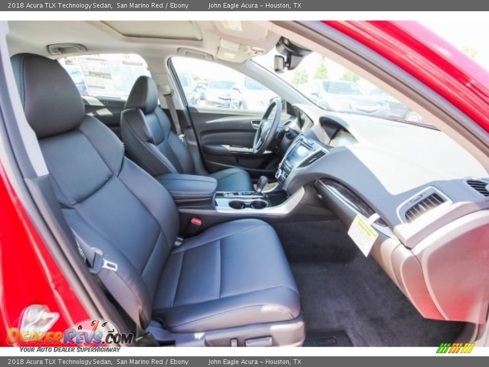 2018 Acura TLX Technology Sedan San Marino Red / Ebony Photo #26