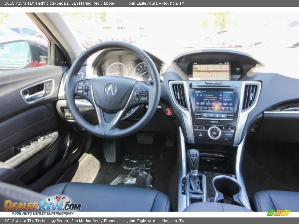 2018 Acura TLX Technology Sedan San Marino Red / Ebony Photo #28