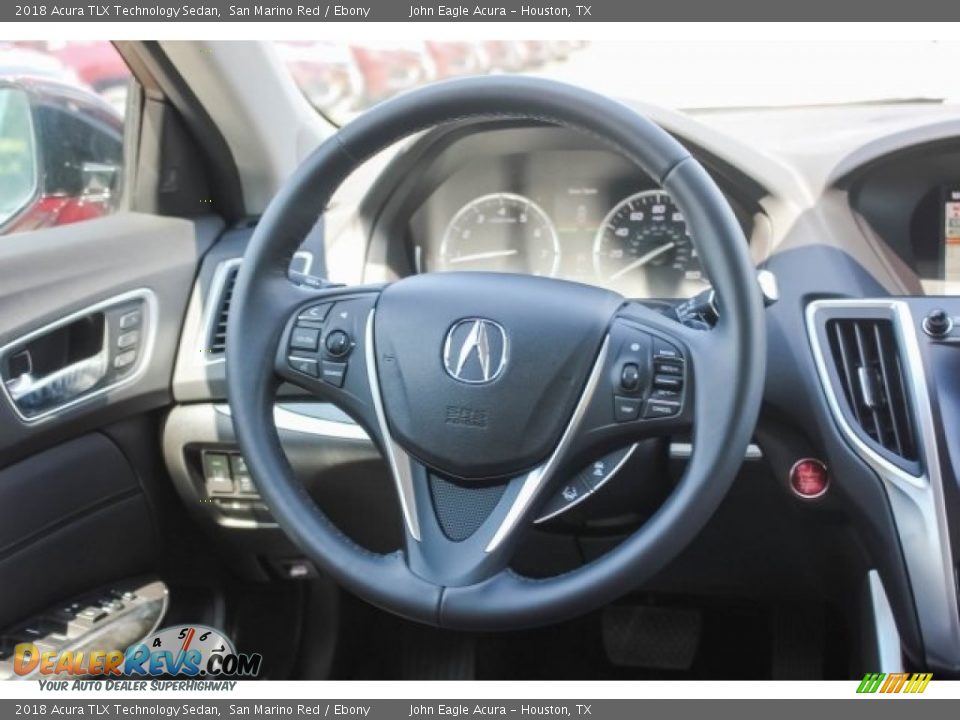2018 Acura TLX Technology Sedan San Marino Red / Ebony Photo #29