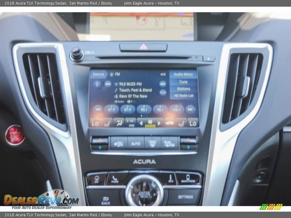 2018 Acura TLX Technology Sedan San Marino Red / Ebony Photo #31