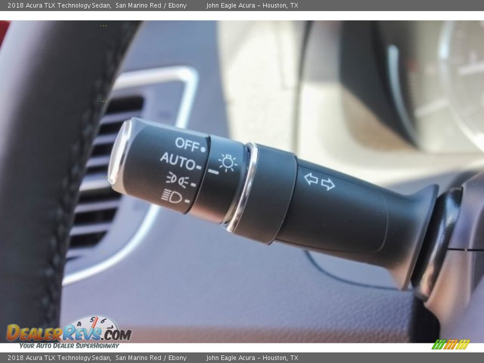 2018 Acura TLX Technology Sedan San Marino Red / Ebony Photo #34
