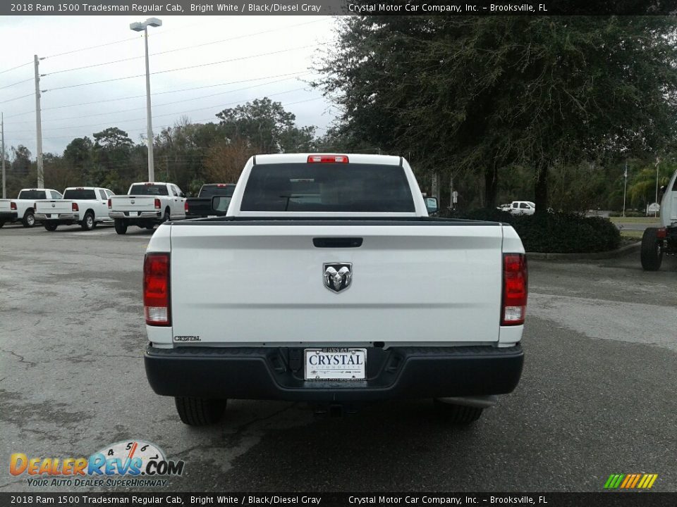 2018 Ram 1500 Tradesman Regular Cab Bright White / Black/Diesel Gray Photo #5