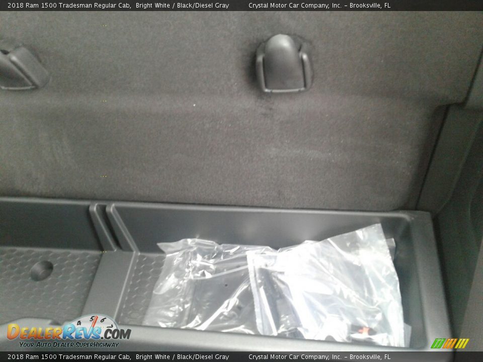 2018 Ram 1500 Tradesman Regular Cab Bright White / Black/Diesel Gray Photo #11