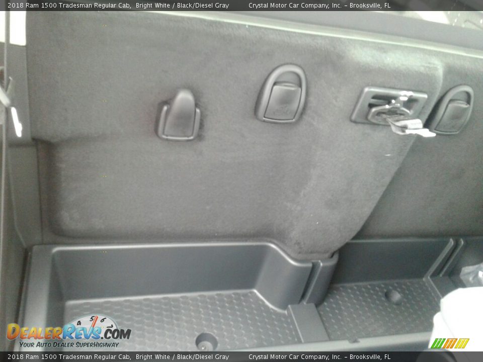 2018 Ram 1500 Tradesman Regular Cab Bright White / Black/Diesel Gray Photo #12