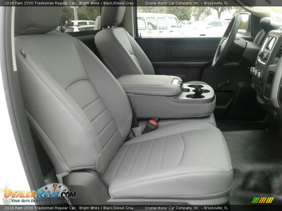 2018 Ram 1500 Tradesman Regular Cab Bright White / Black/Diesel Gray Photo #13