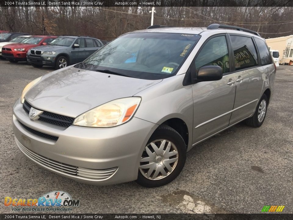 2004 Toyota Sienna LE Desert Sand Mica / Stone Gray Photo #1