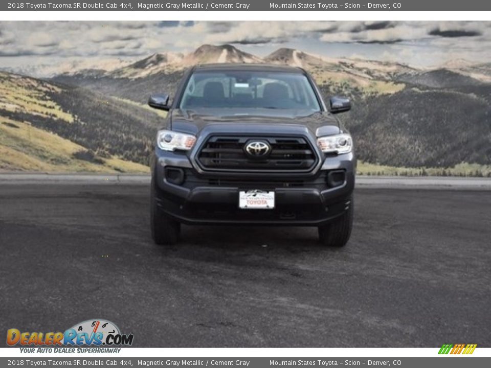 2018 Toyota Tacoma SR Double Cab 4x4 Magnetic Gray Metallic / Cement Gray Photo #2
