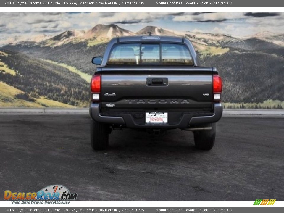 2018 Toyota Tacoma SR Double Cab 4x4 Magnetic Gray Metallic / Cement Gray Photo #4