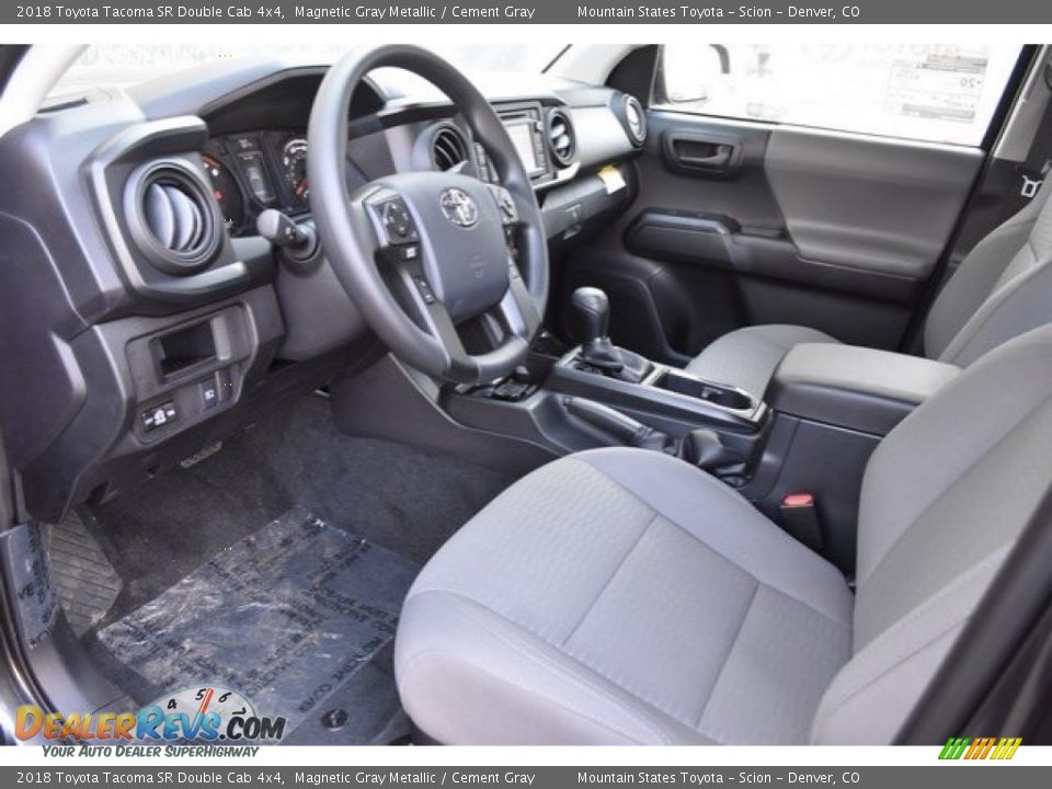 2018 Toyota Tacoma SR Double Cab 4x4 Magnetic Gray Metallic / Cement Gray Photo #5