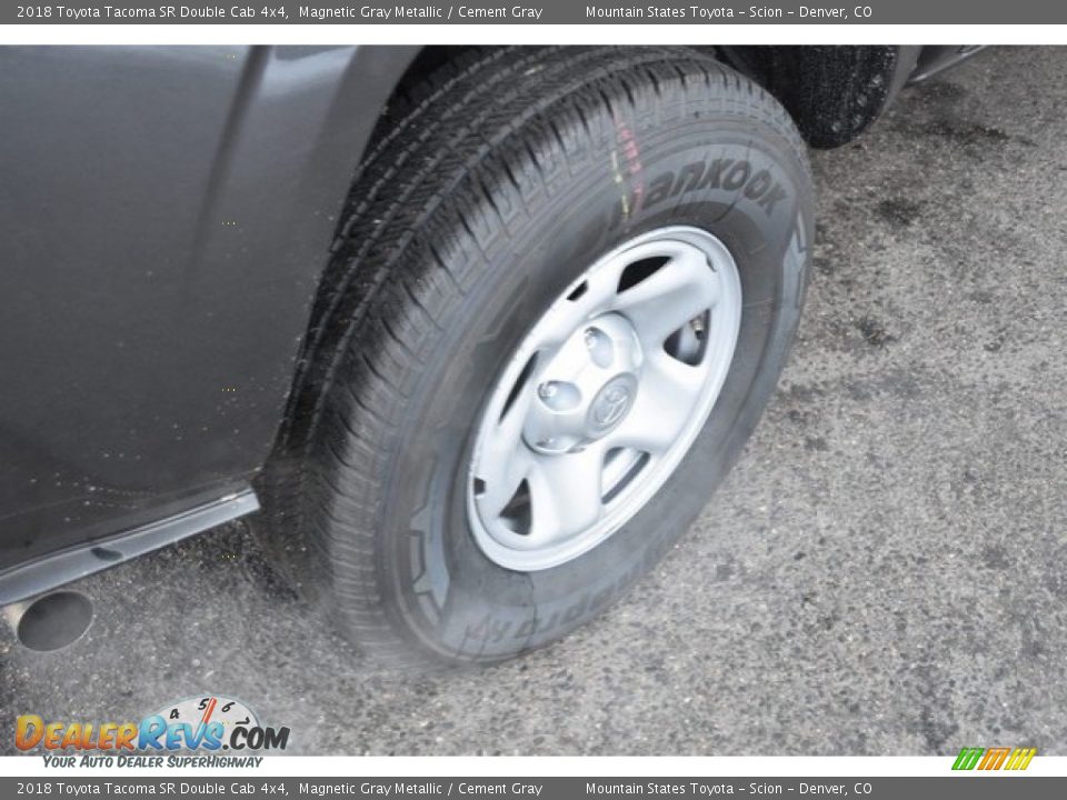 2018 Toyota Tacoma SR Double Cab 4x4 Magnetic Gray Metallic / Cement Gray Photo #9