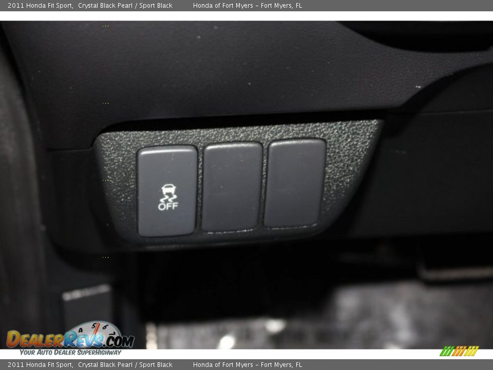 2011 Honda Fit Sport Crystal Black Pearl / Sport Black Photo #18